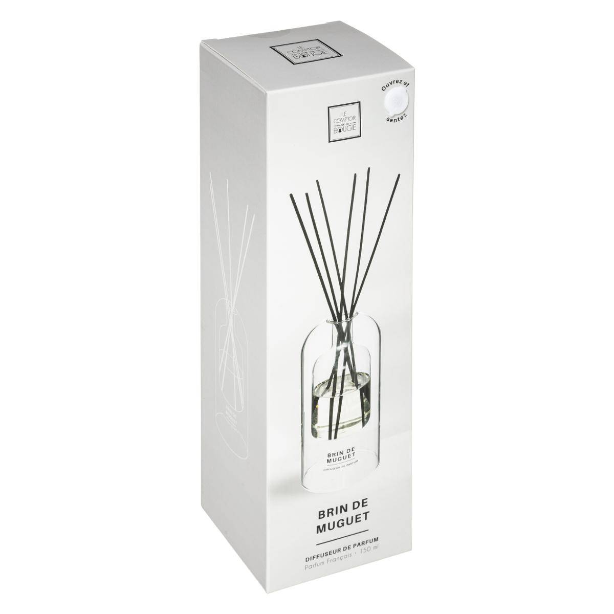 Atmosphera - Diffuseur de parfum Ilan 150ml verre muguet - Atmosphera Créateur d'intérieur - Image 3