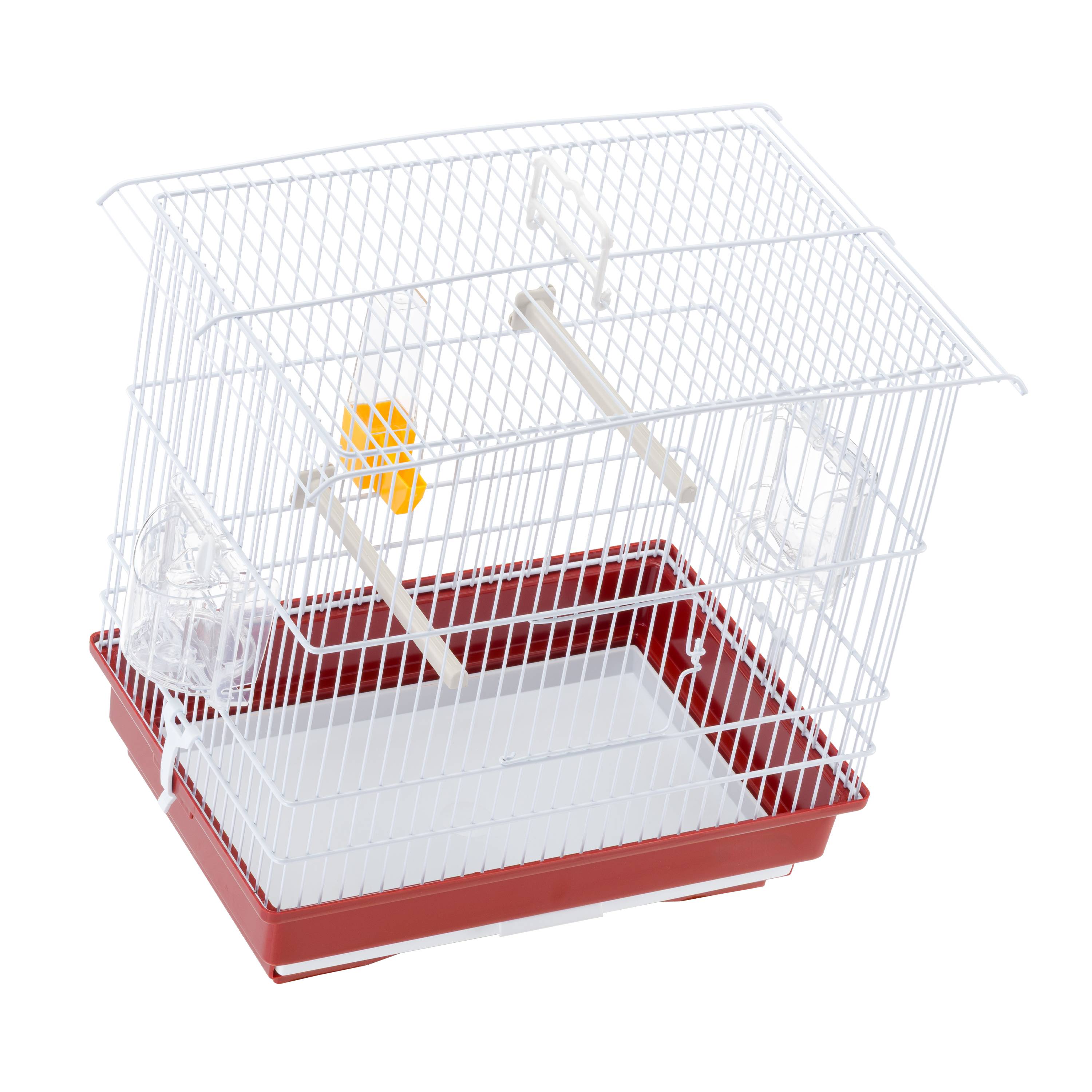 Ferplast - Ferplast Cage pour canaris et petits oiseaux exotiques GIUSY Cage rectangulaire pour oiseaux, équipée d'accessoires et mangeoires tournantes, métal - Imagen 6