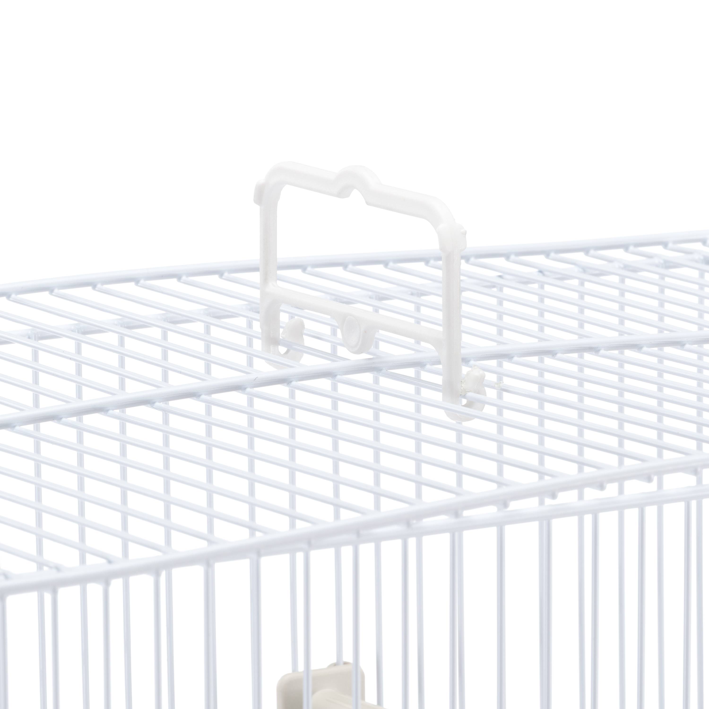 Ferplast - Ferplast Cage pour canaris et petits oiseaux exotiques GIUSY Cage rectangulaire pour oiseaux, équipée d'accessoires et mangeoires tournantes, métal - Imagen 9