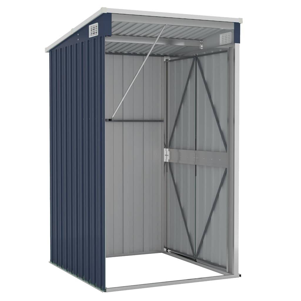 Vidaxl - Remise de jardin murale Anthracite 118x100x178 cm Acier vidaXL 316219 - Image 6