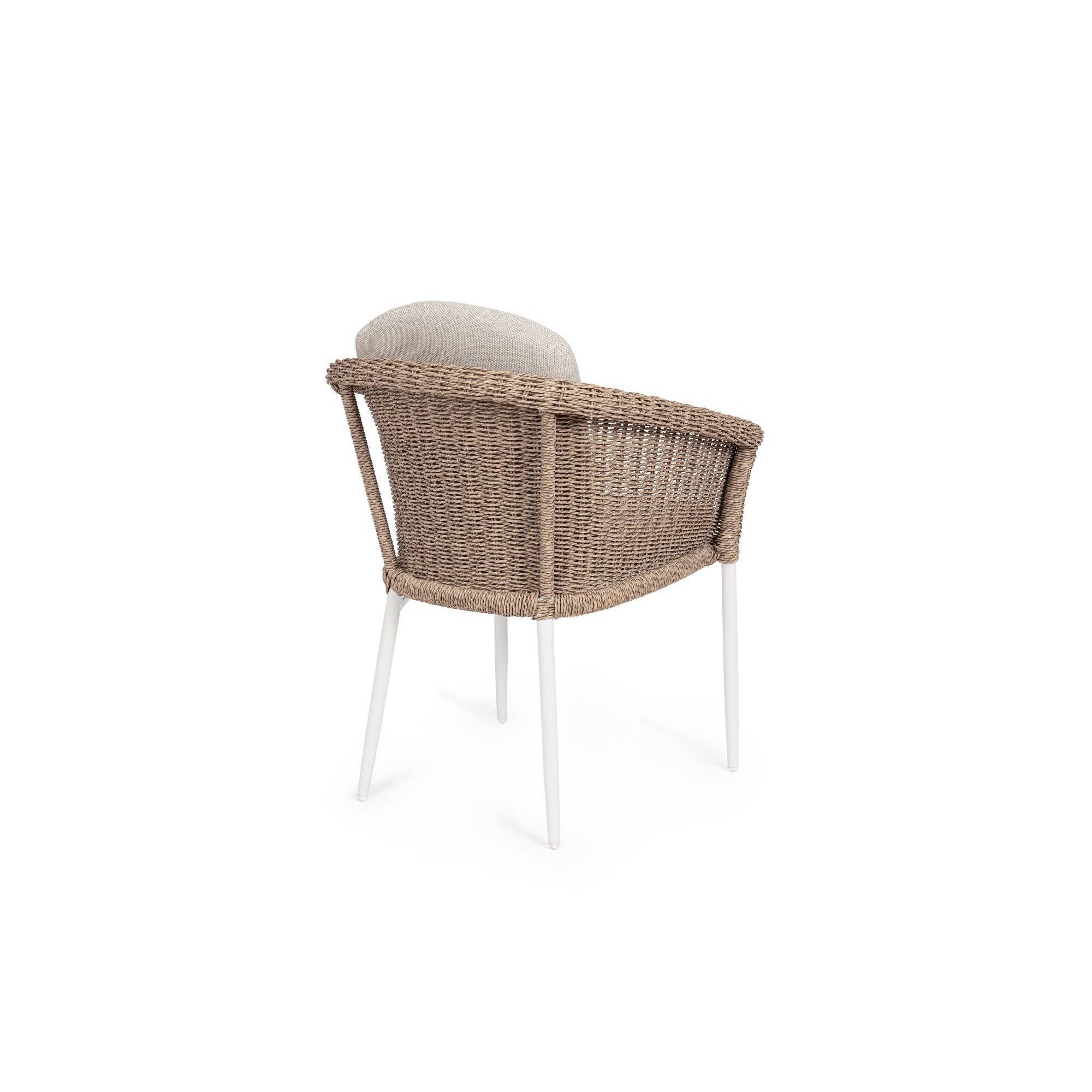 Autre - Fauteuils de jardin tressés et hydrofuges beiges (lot de 2) - AVEA - Image 7