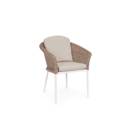 Autre - Fauteuils de jardin tressés et hydrofuges beiges (lot de 2) - AVEA - Image 2