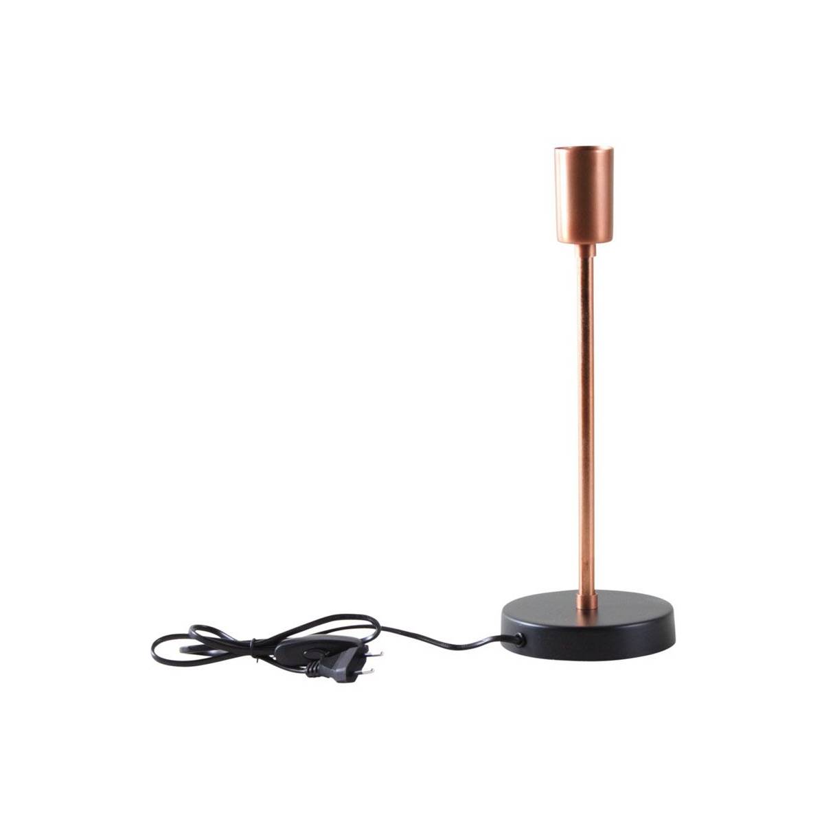 Aubry Gaspard - Pied de lampe métal cuivré - Imagen 1