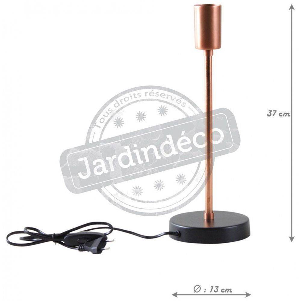 Aubry Gaspard - Pied de lampe métal cuivré - Imagen 4