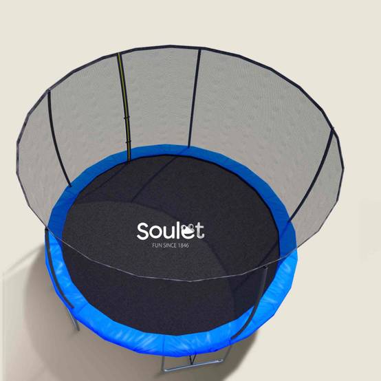 Soulet - Trampoline extérieur 3,66m pour enfants avec filet de protection - Image 7
