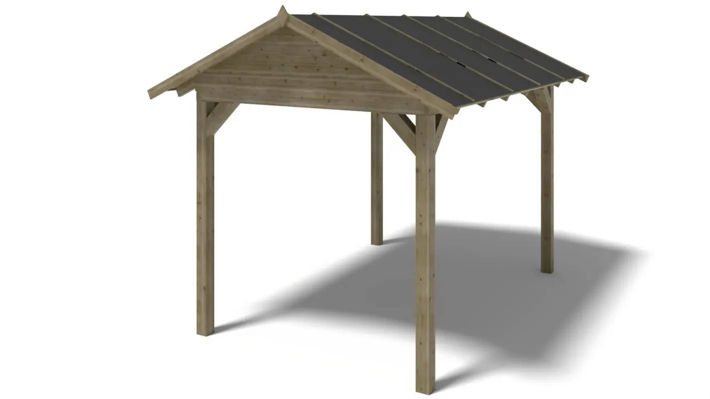 Altanka - Pergola de jardin 4.04x3.06m - traité - ALT38 - Imagen 1