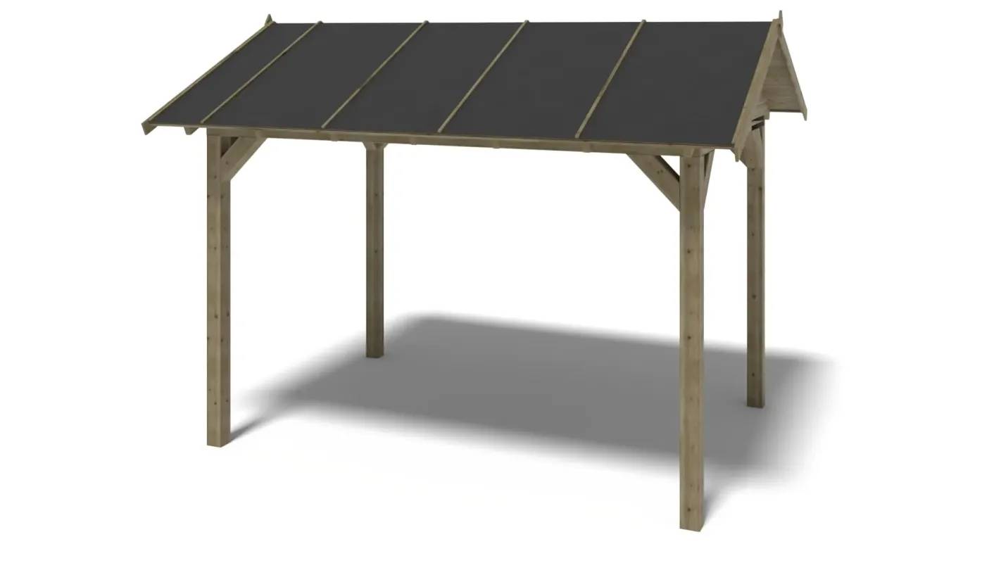 Altanka - Pergola de jardin 4.04x3.06m - traité - ALT38 - Imagen 4