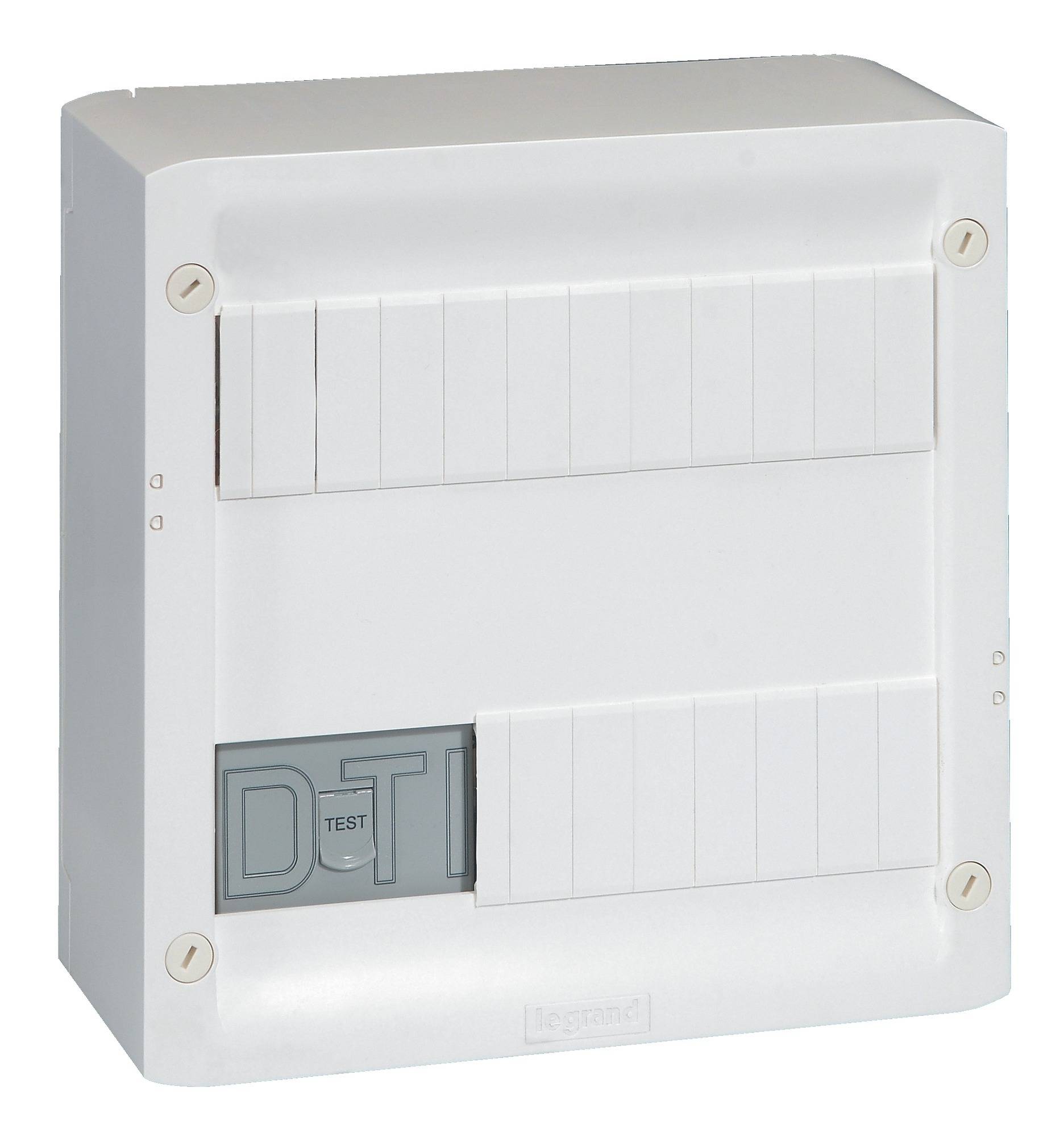 Legrand - Coffret multimédia basique DRIVIA avec brassage équipé et précâblé 4 prises RJ45 - LEGRAND - 413218