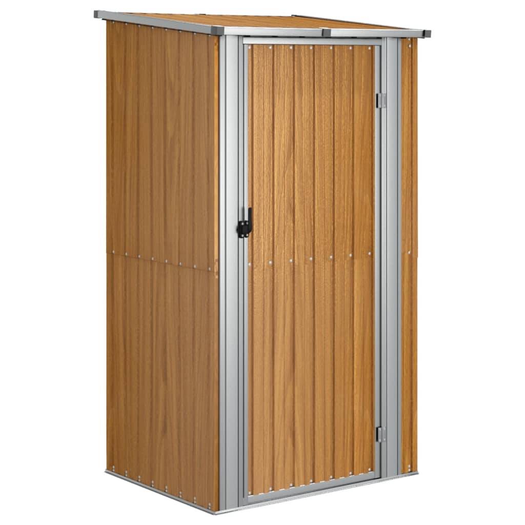 Vidaxl - Abri de jardin marron 118,5 x 97 x 209,5 cm Acier galvanisé vidaXL 150902 - Image 2