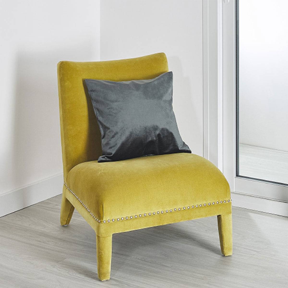Home Maison - Coussin velours uni déhoussable - HOME MAISON - Imagen 1