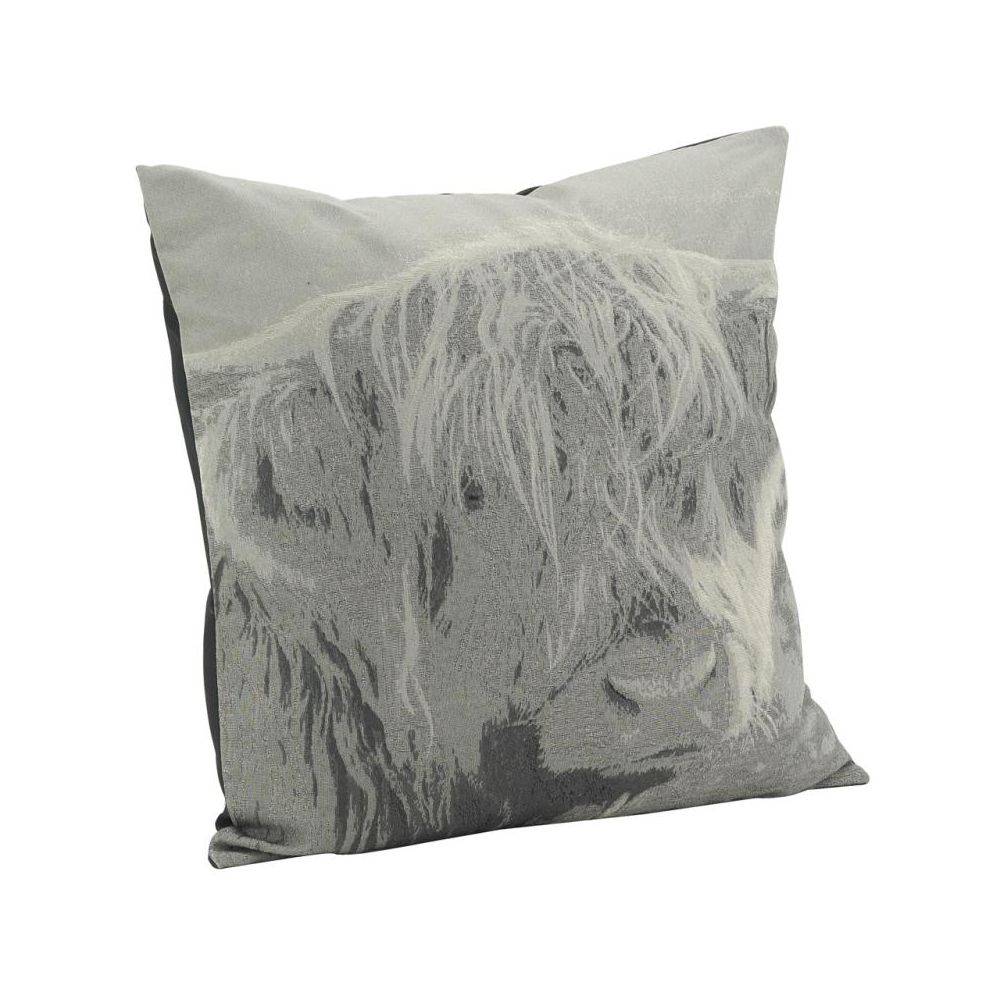 Aubry Gaspard - Coussin Vache en coton Lot de 2 - Imagen 2