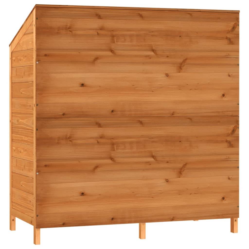 Vidaxl - Remise de jardin Marron 102x52x112 cm Bois de sapin solide vidaXL 152185 - Image 7