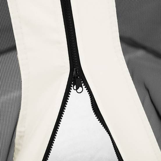ComfortXL - Lot de 4 moustiquaires nylon pour tonnelle 3x3m protection anti-insectes zippée noir - ComfortXL Outdoor Living - Image 8
