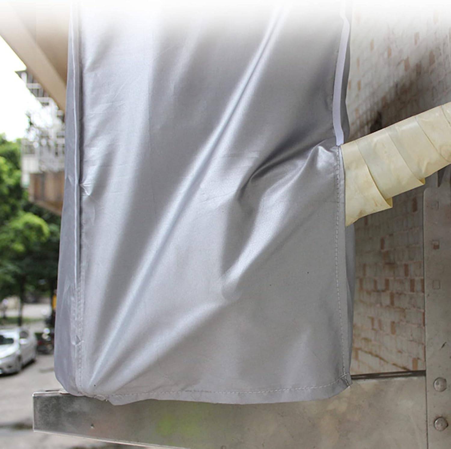 IntiMeg - Housse Climatiseur Exterieur, Étanche Couverture Extérieure de Climatiseur, Housse de Protection Anti-poussière et Anti-Neige (Size : 94x40x73cm) - Image 4