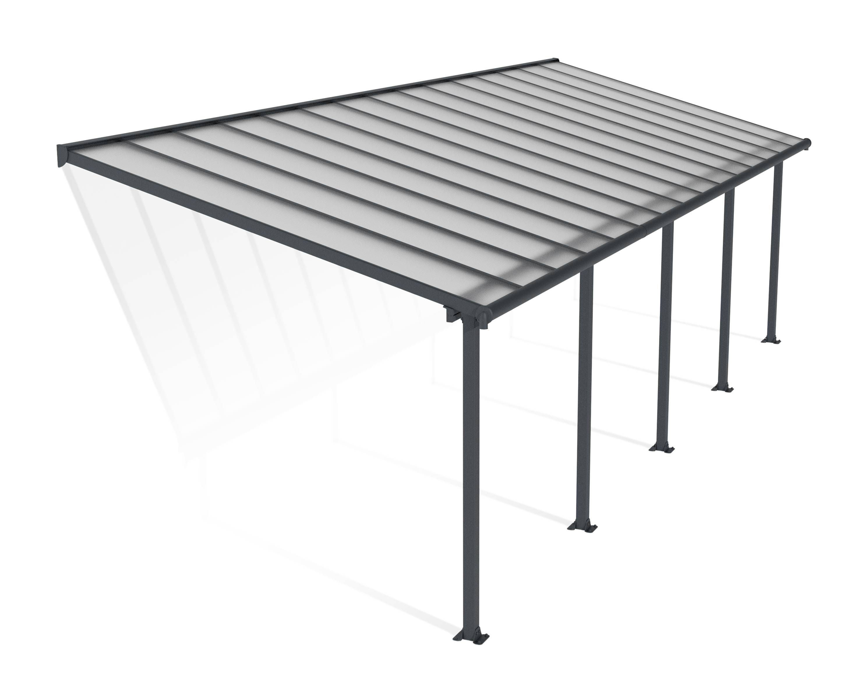 Canopia - Canopia Pergola Olympia 3X9,2 Grise - Imagen 1