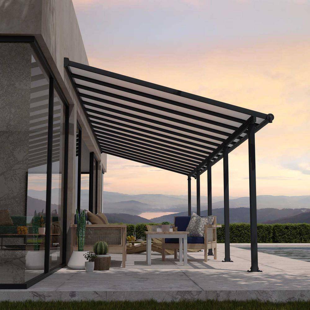 Canopia - Canopia Pergola Olympia 3X9,2 Grise - Imagen 2