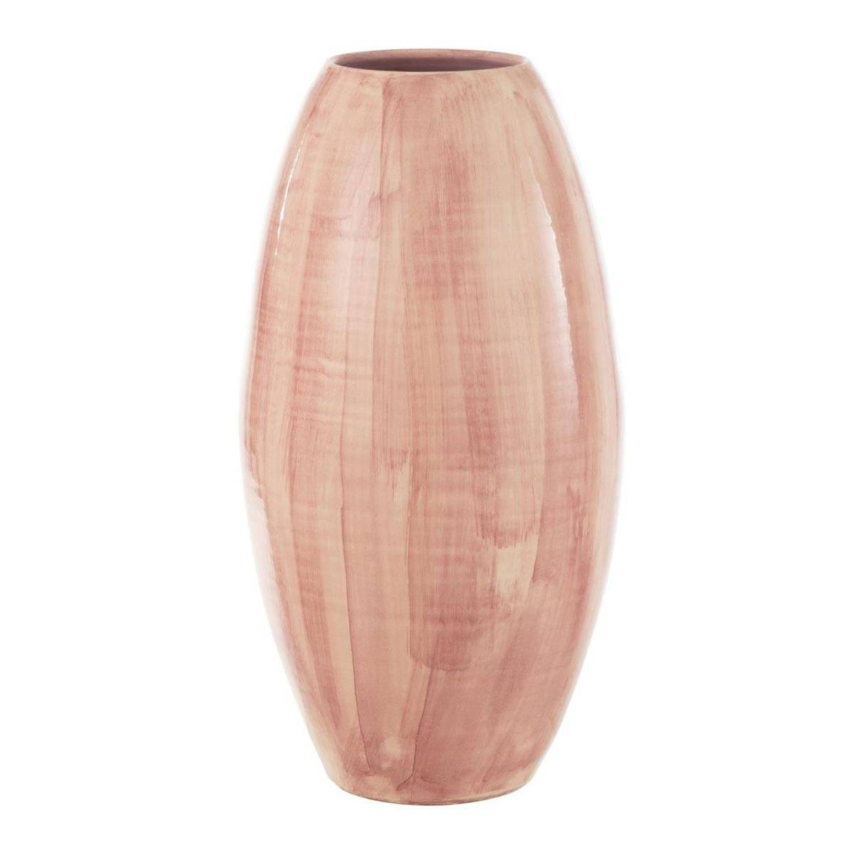 Vase Déco en Céramique "Pinky Perfect" 55cm Rose - Image 1
