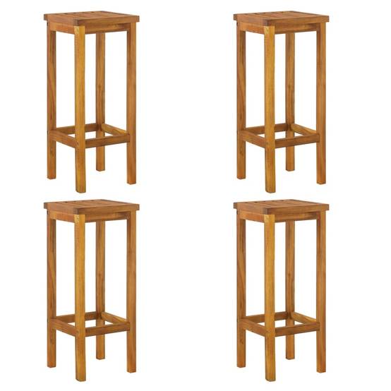 Vidaxl - Ensemble de bar de jardin 5 pcs bois d'acacia solide vidaXL 3154385 - Image 6