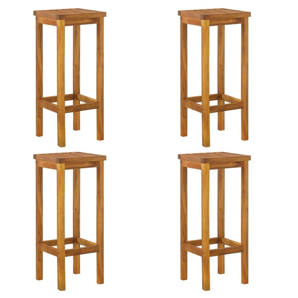 Vidaxl - Ensemble de bar de jardin 5 pcs bois d'acacia solide vidaXL 3154385 - Image 6
