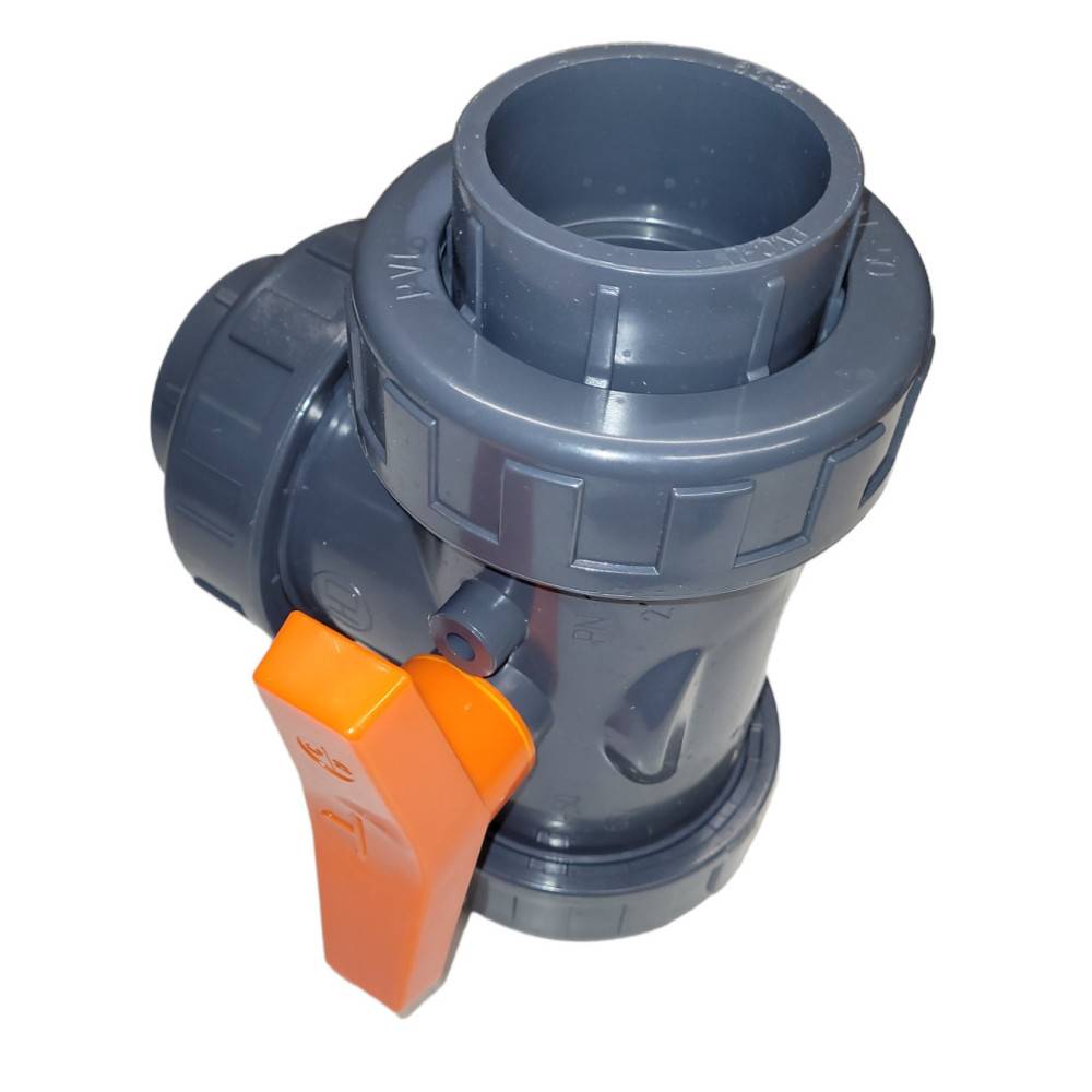 Vanne pvc 3 voies T, Diamètre 63 mm - Imagen 3