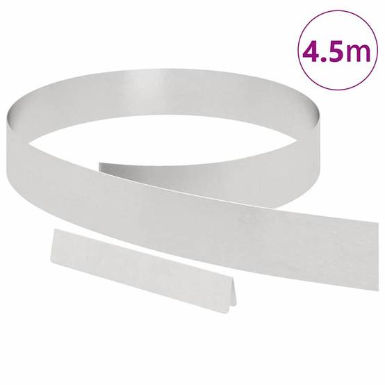 Bordure de jardin - Limite de jardin - Parterre Argent 450 x 10 cm Acier inoxydable g303 - Image 3