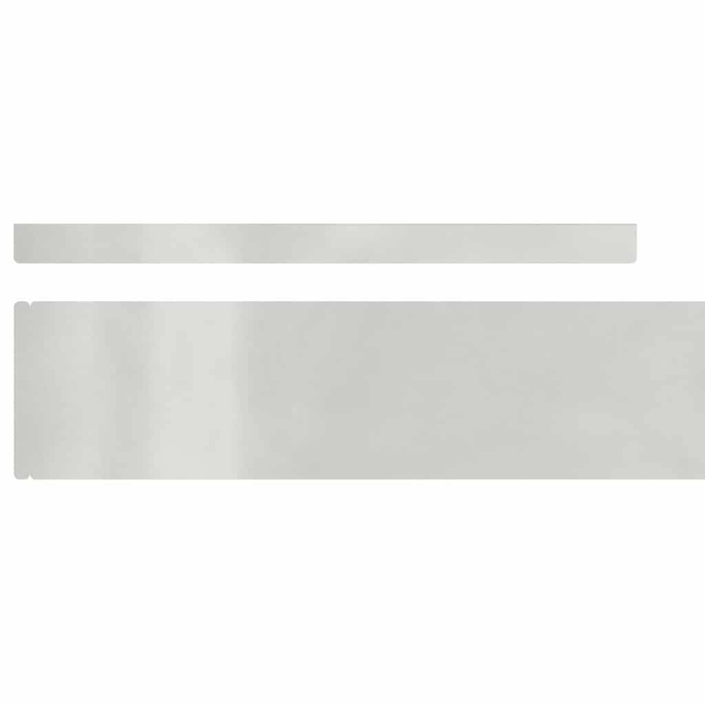 Bordure de jardin - Limite de jardin - Parterre Argent 450 x 10 cm Acier inoxydable g303 - Image 6