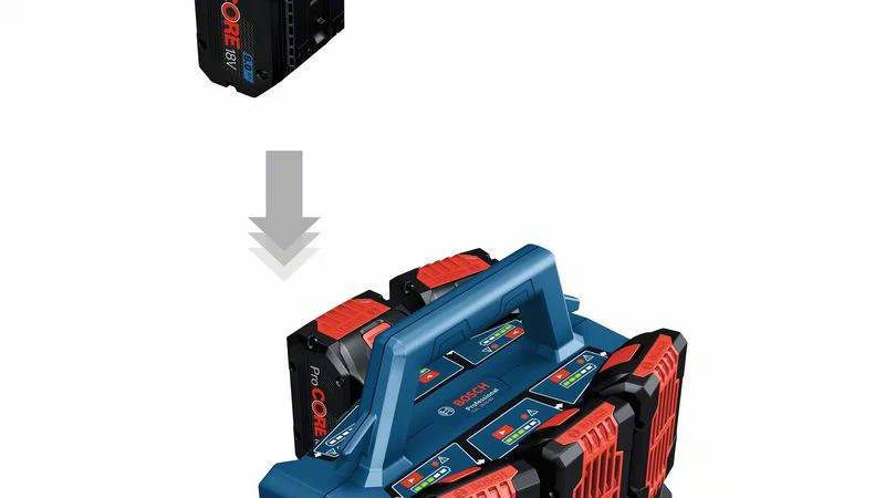 Bosch - Chargeur BOSCH GAL 18V6-80 - Multi-baies pour 6 batteries - 1600A01U9L - Image 4