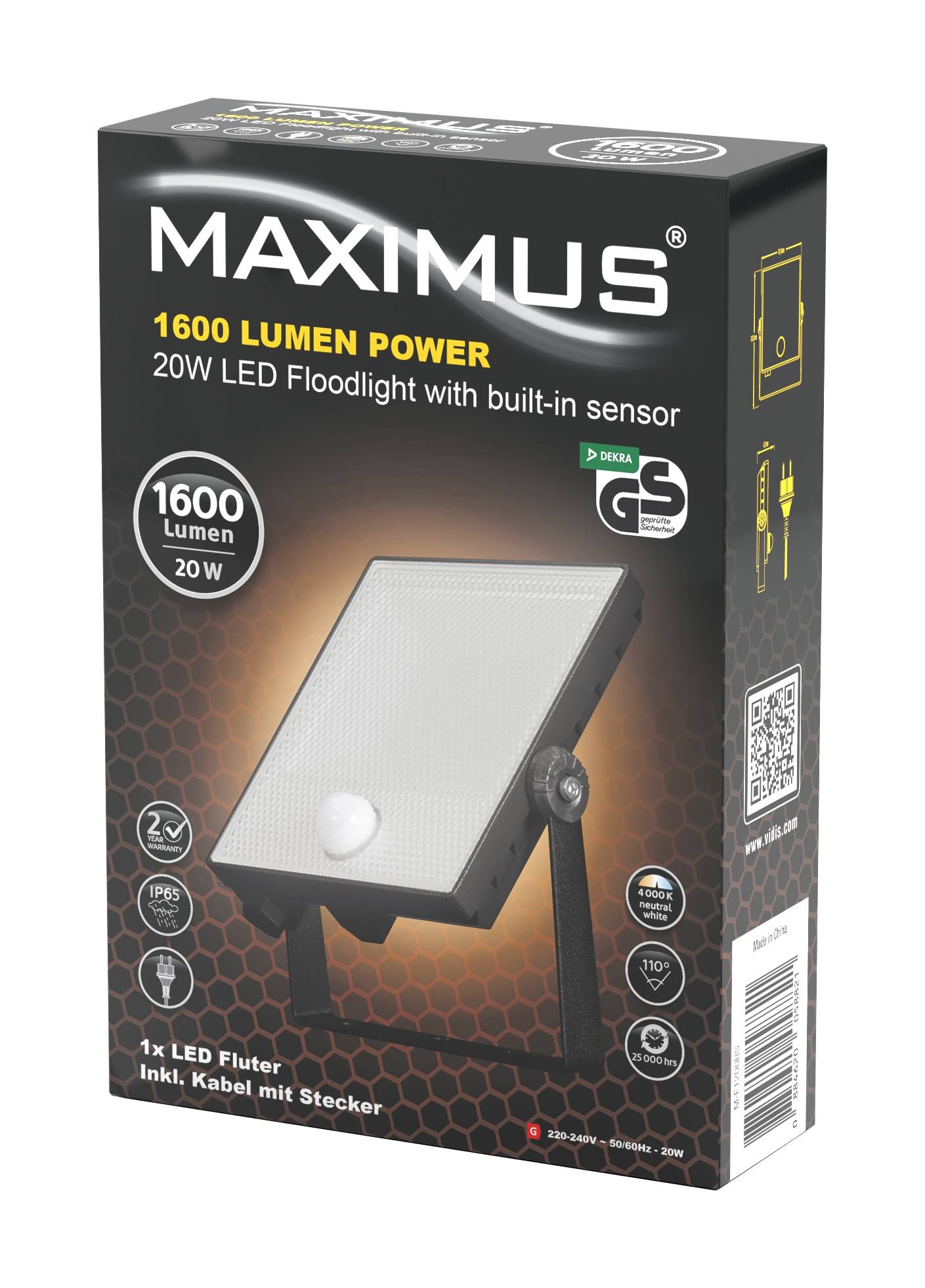 Maximus - Projecteur LED Maximus M-F1200BS - 1600lm - Imagen 1