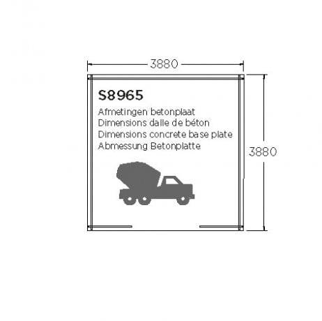 Abri de jardin LINZ en bois 13,21m², Toiture Shingle gris, Plancher Oui - Imagen 4