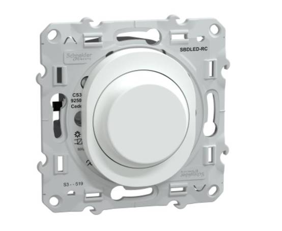 Schneider Electric - Mécanisme variateur de lumière OVALIS standard blanc - SCHNEIDER ELECTRIC - S320519 - Image 1