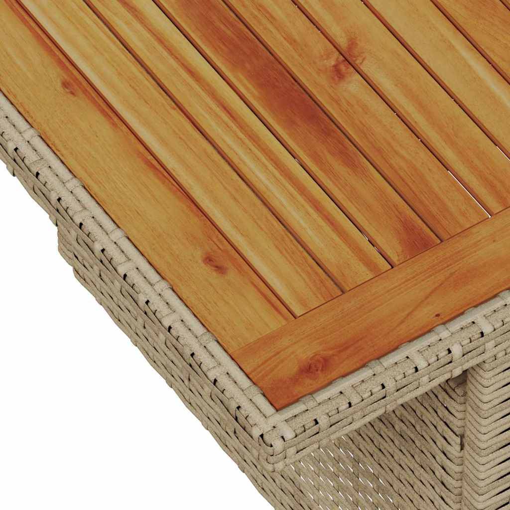 Salon de jardin 8 places 9 pièces en résine tressée avec coffres de rangement pour extérieur Beige – ComfortXL Outdoor Living - Image 8
