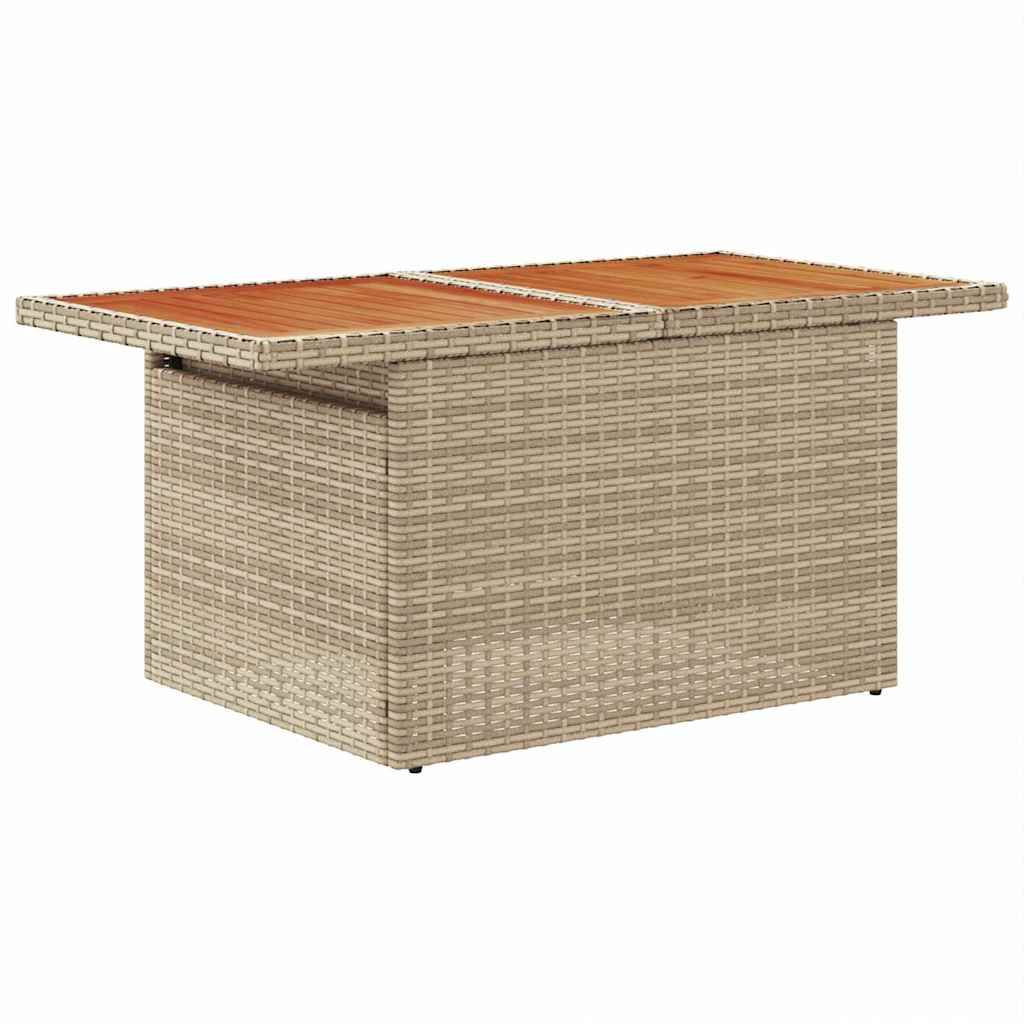 Salon de jardin 8 places 9 pièces en résine tressée avec coffres de rangement pour extérieur Beige – ComfortXL Outdoor Living - Image 7