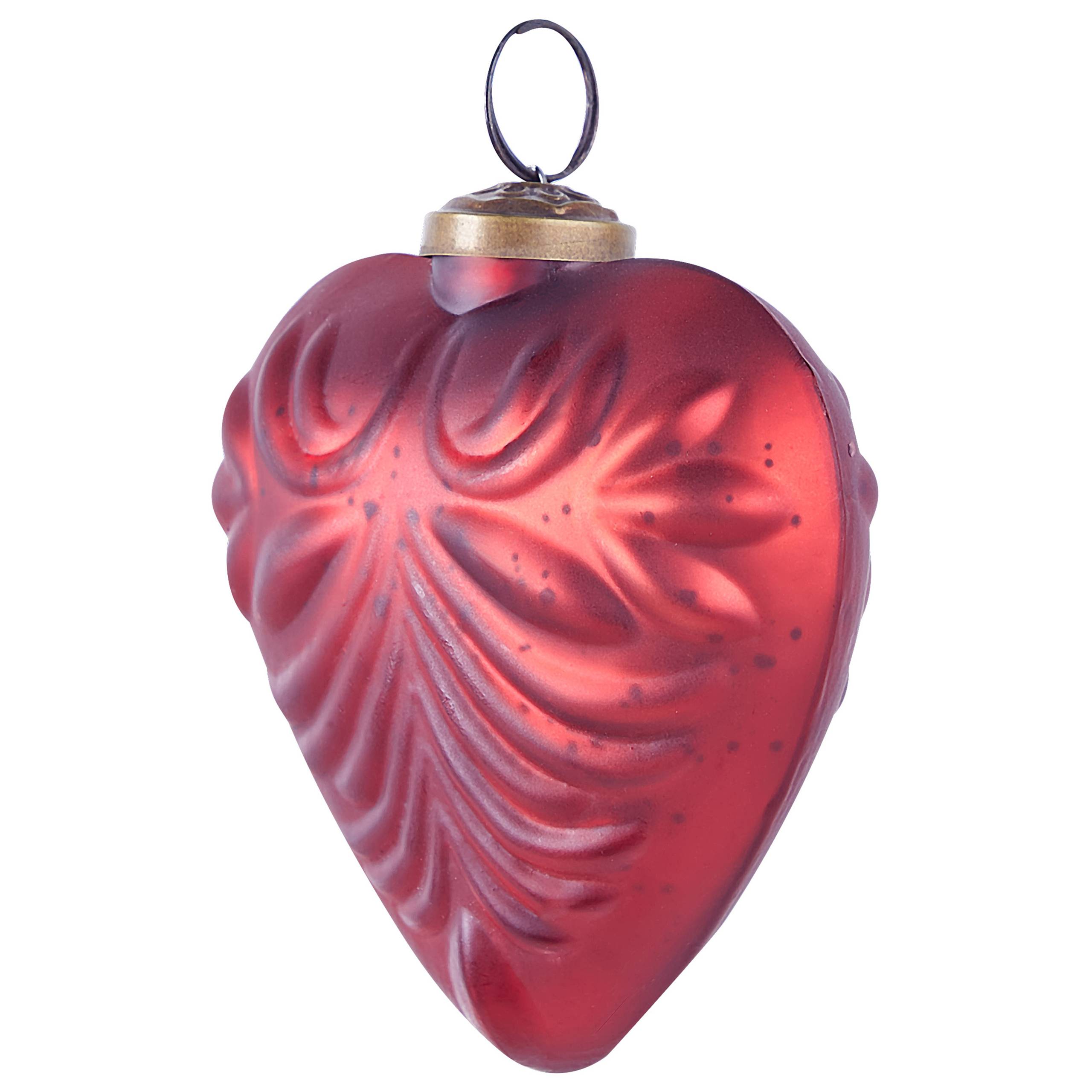 Beliani - Boules de Noël Verre Rouge FERIABLE - Beliani - Imagen 5