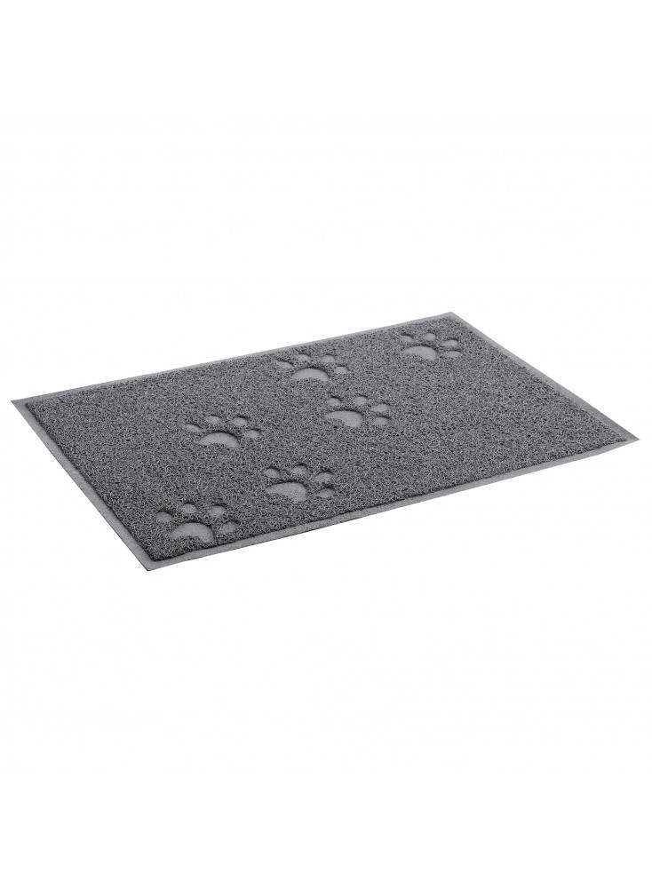 Tapis gamelle/litiere ANTHRACITE taille 60x40CM - Mon Ami Luki