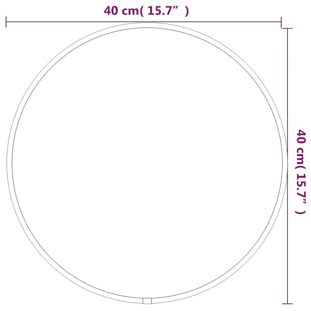 Maison Chic - Miroir mural Argenté Ø 40 cm Rond Maison Chic - Image 6