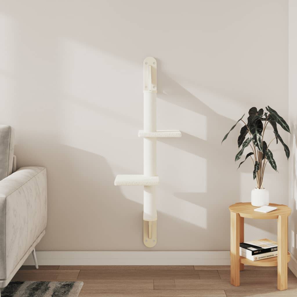 Vidaxl - Arbre à chat mural avec griffoir crème 108 cm vidaXL 172410 - Image 4