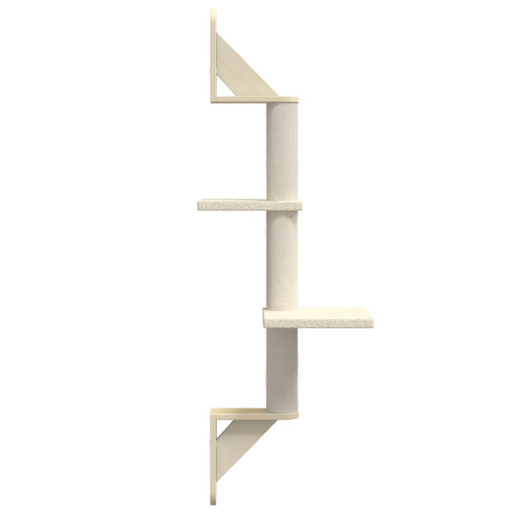 Vidaxl - Arbre à chat mural avec griffoir crème 108 cm vidaXL 172410 - Image 6