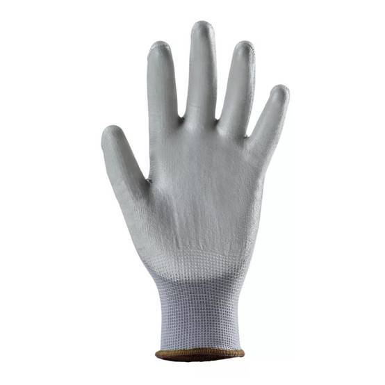 Lot de 10 paires de gants de travail COVERGUARD EUROLITE 13P105 Gris 9 - Image 2
