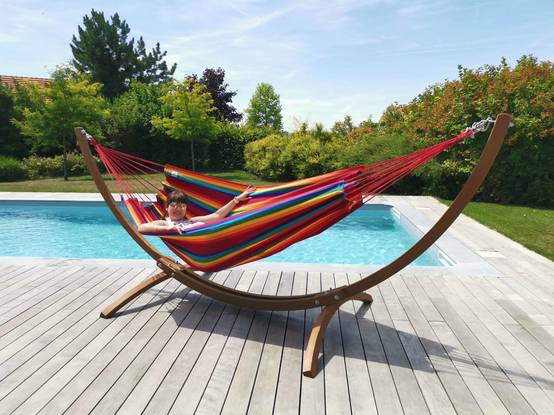 Jobek - Set Bois WEEKEND 350x125x136,5 cm Fortaleza certifié FSC Mix JOBEK - Image 2