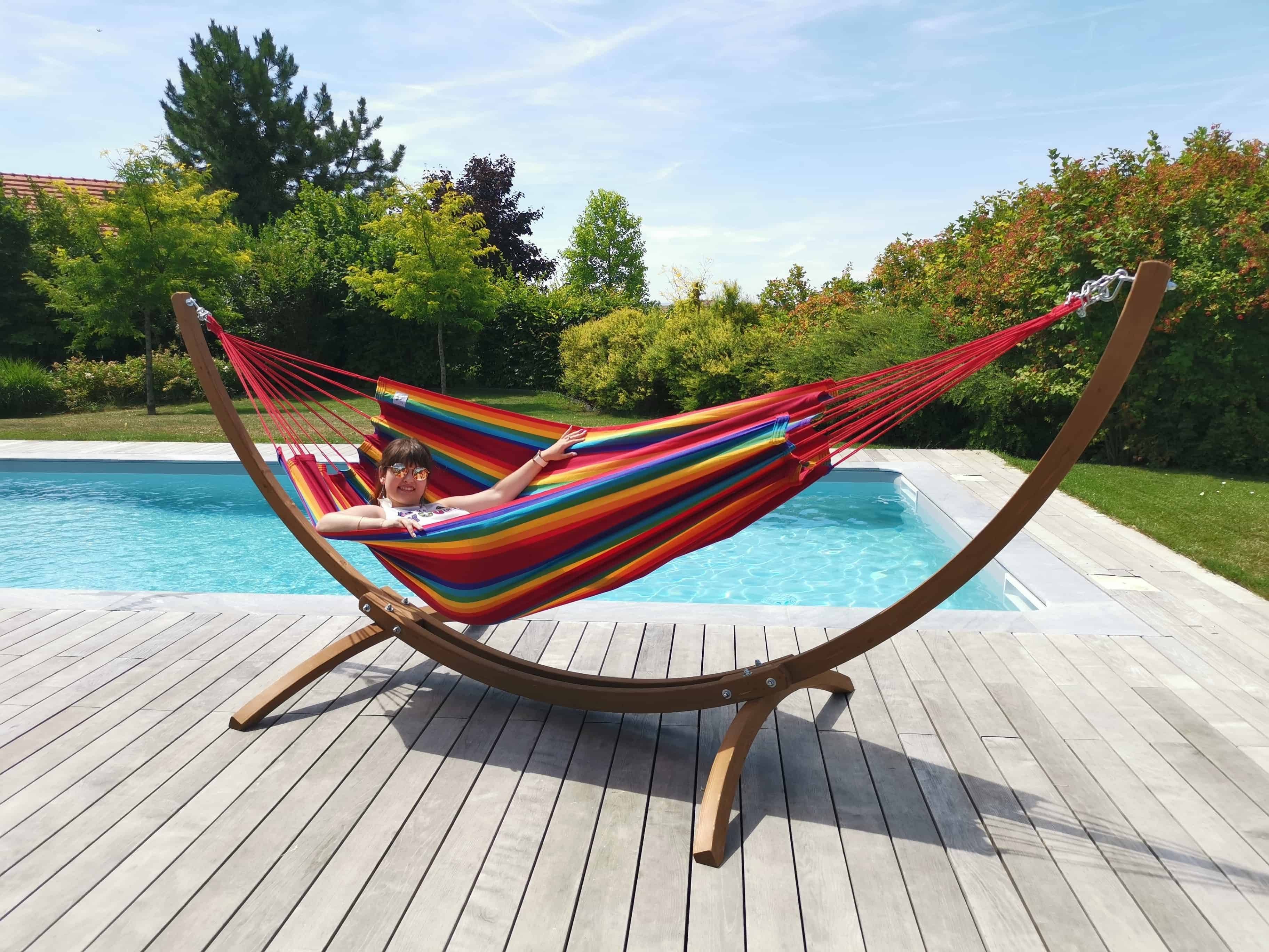 Jobek - Set Bois WEEKEND 350x125x136,5 cm Fortaleza certifié FSC Mix JOBEK - Imagen 2