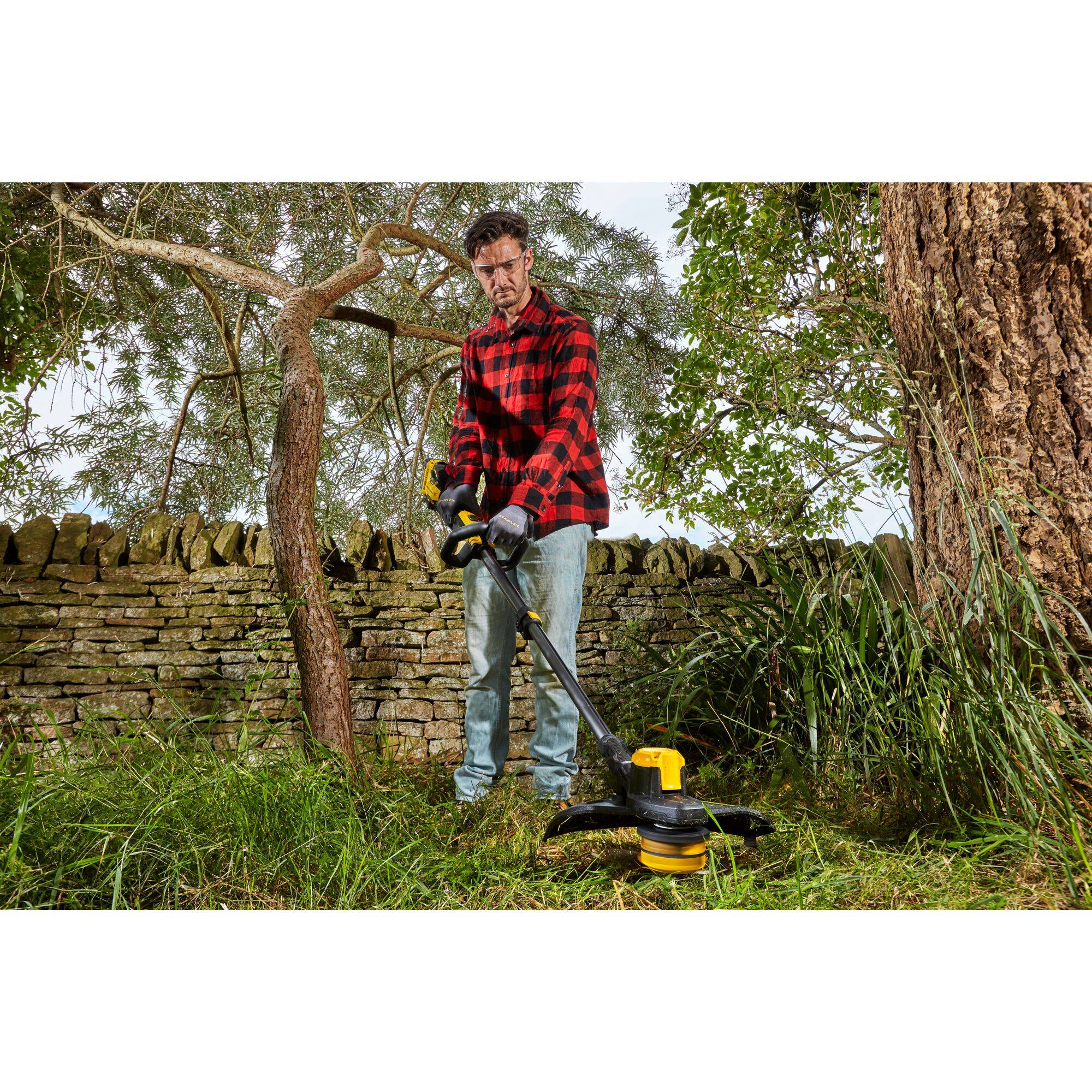 stanley - Coupe-Bordures 33 cm Brushless 18V STANLEY FATMAX V20 SFMCSTB933M-QW - 1 Batterie 4Ah + Chargeur - Image 5