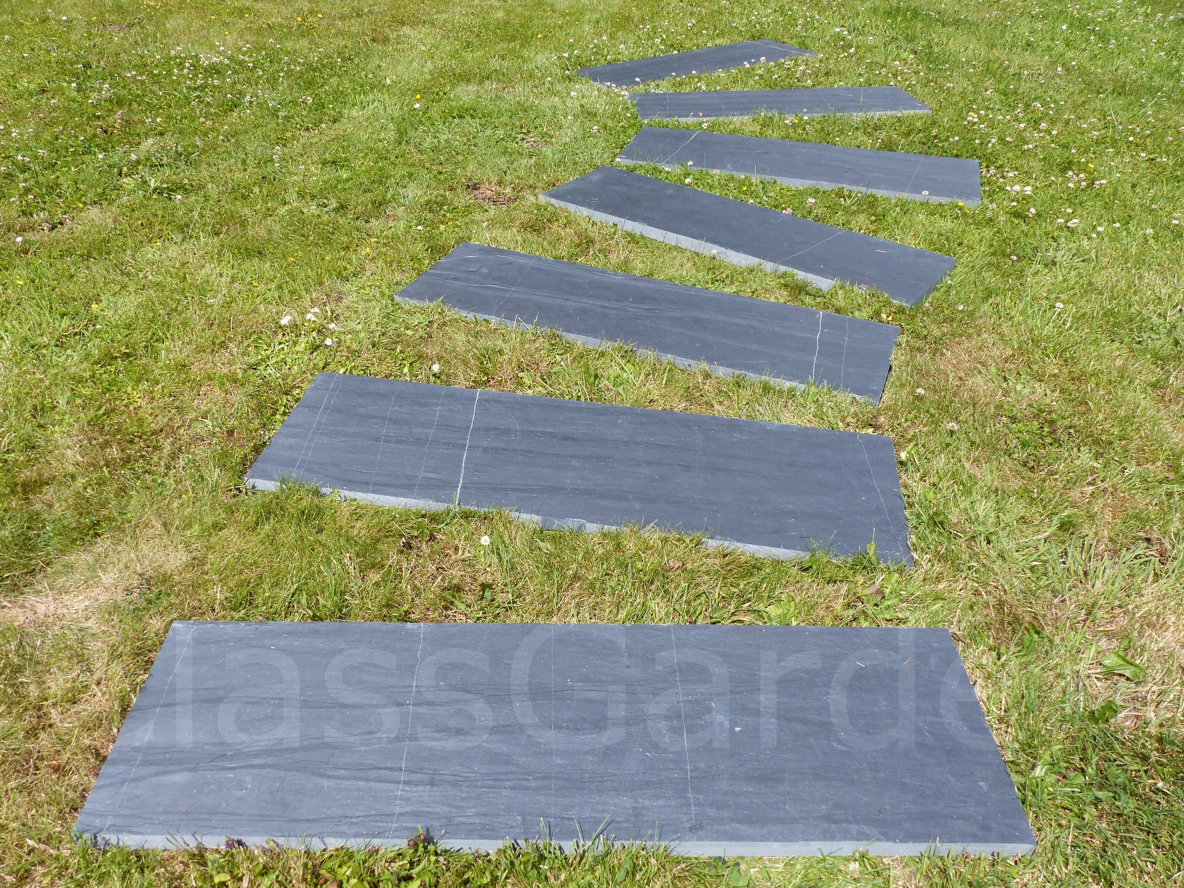 Pas Japonais Ardoise Rect 80x30 - Pack de 12 pièces - Image 1