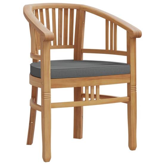 Vidaxl - Ensemble à manger 5 pièces extérieur - vidaXL - Bois - Gris anthracite - Imagen 2