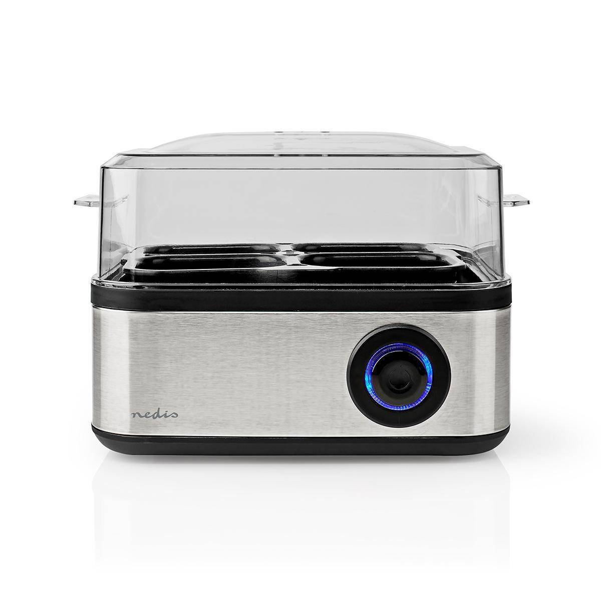 Cuiseur à oeufs électrique 500W Gris Inox / Noir Capacité 8 oeufs NEDIS - Imagen 7