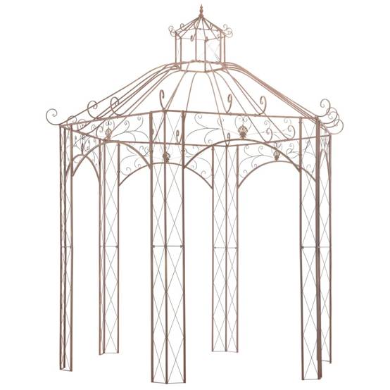Vidaxl - Pavillon de jardin Marron antique 3 m Fer vidaXL 45438 - Image 1