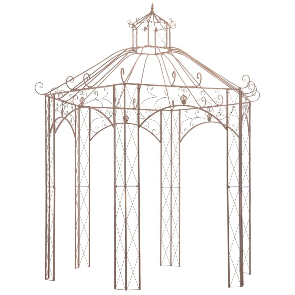 Vidaxl - Pavillon de jardin Marron antique 3 m Fer vidaXL 45438 - Image 1