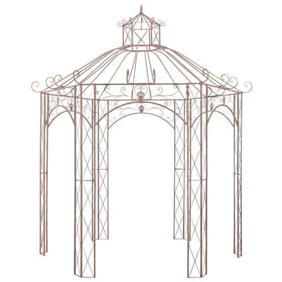 Vidaxl - Pavillon de jardin Marron antique 3 m Fer vidaXL 45438 - Image 2