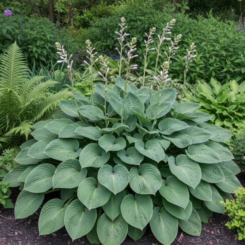 Hosta sieboldiana à fleurs Bleue/Violette - feuillage Caduc - Godet - 5/20 cm - Imagen 1