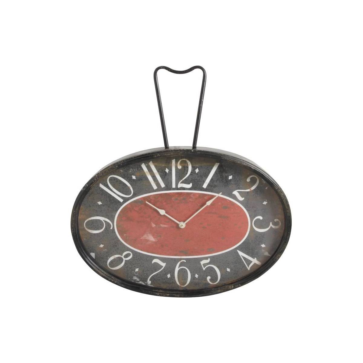 Aubry Gaspard - Horloge rétro en métal et verre - Imagen 1
