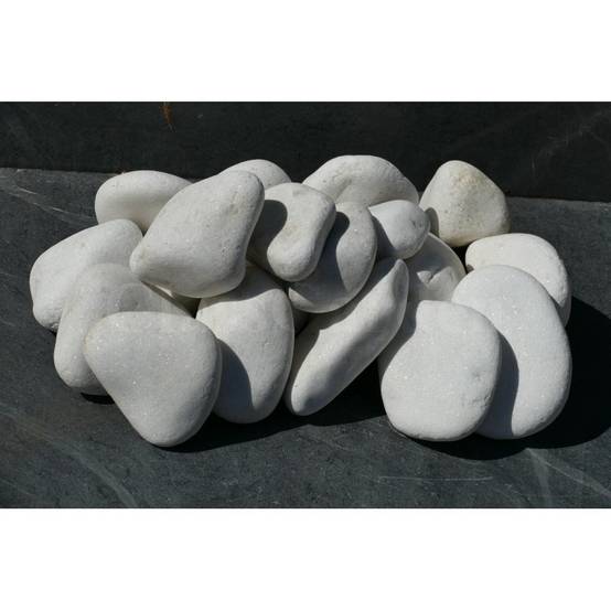 Gros Galet BLANC 100-200 - pack 20 Galet - Image 1